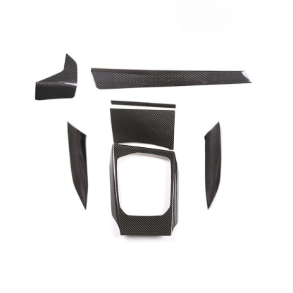 [LHD Only] Real Dry Carbon Fiber Dashboard & Center Console Cover Set Fits 2020-2024 BMW 3 Series G20